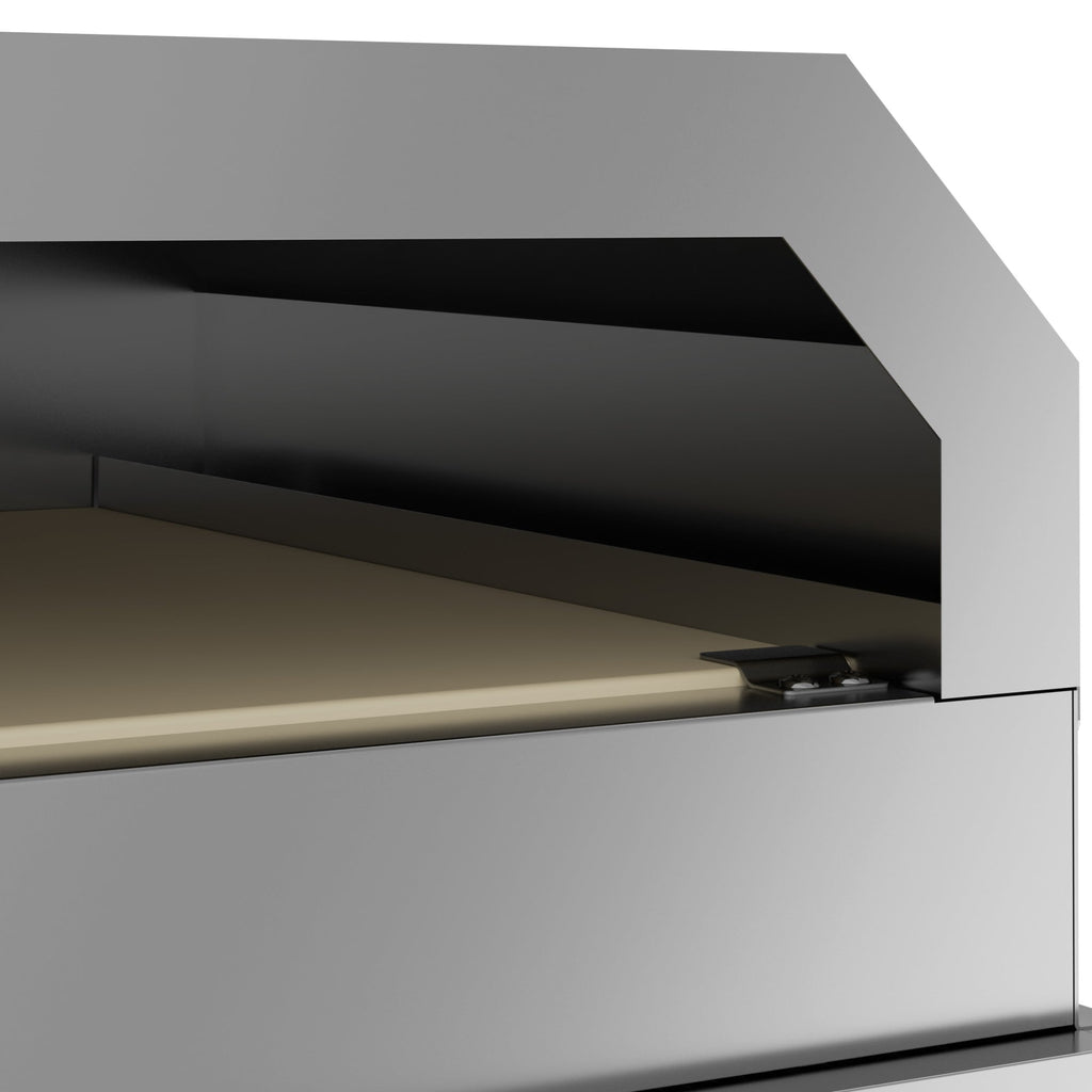 48 in. Commercial Outdoor Propane Gas Grill With Pizza Oven, ETL Listed in Stainless-Steel