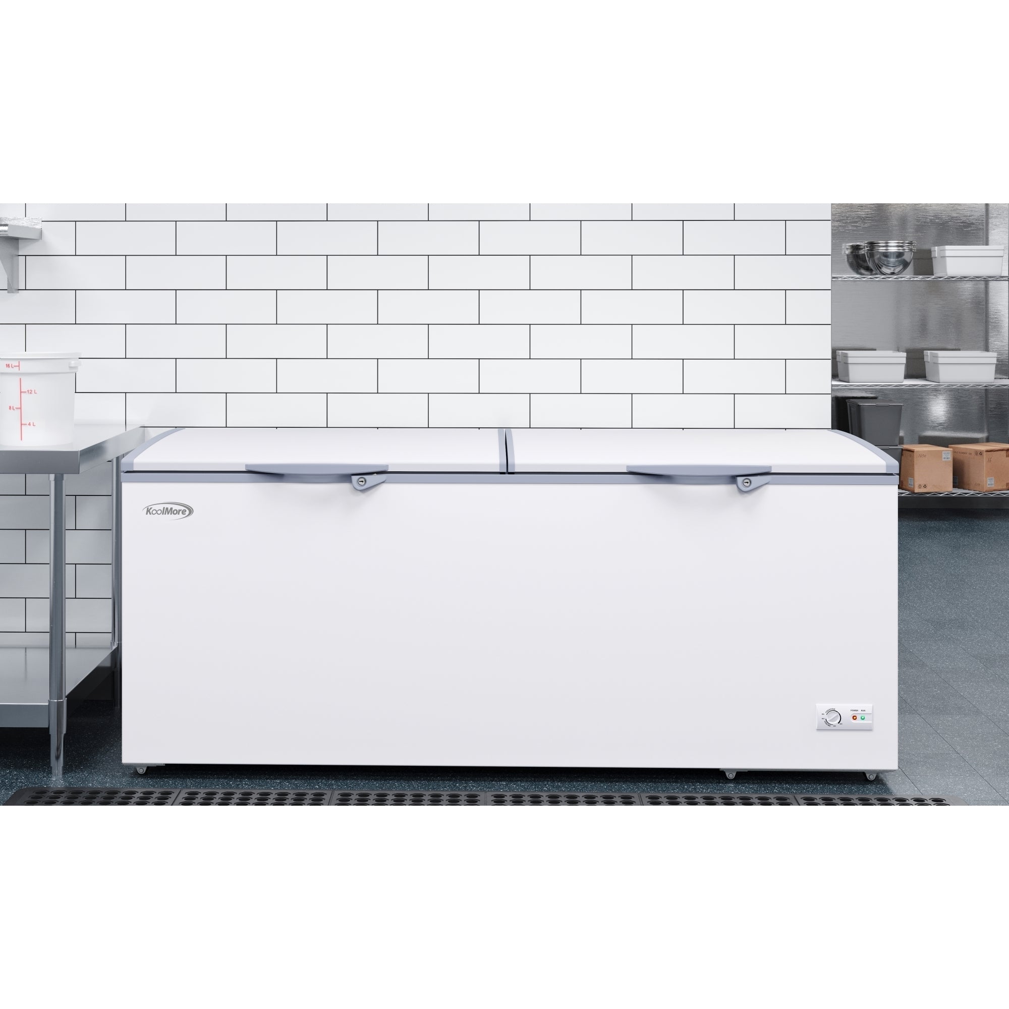 77 in. Commercial Chest Freezer 24 cu ft.