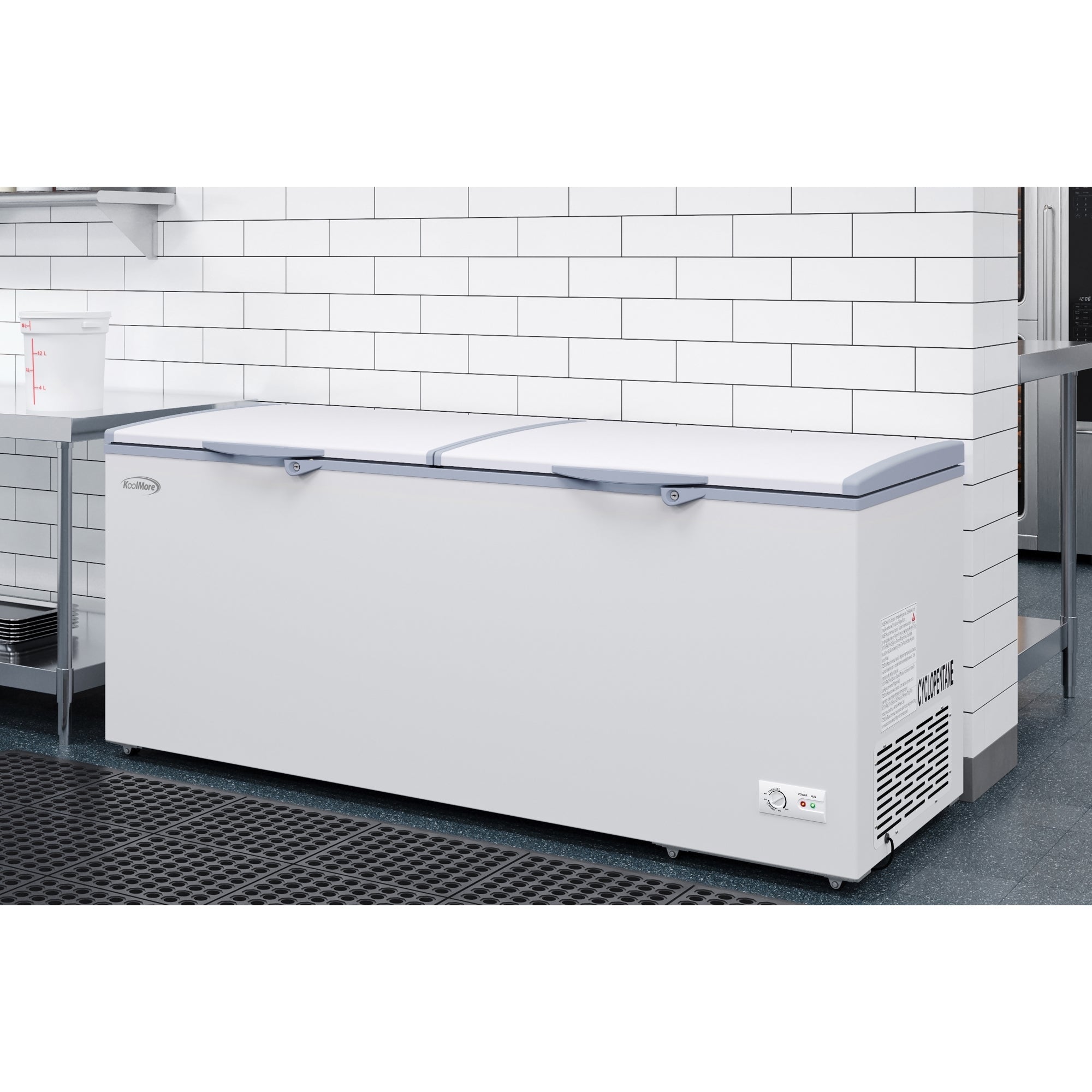 77 in. Commercial Chest Freezer 24 cu ft.