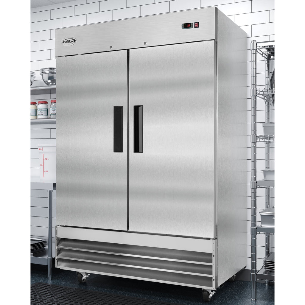 54 in. Two-Door Reach-In Refrigerator - 47 Cu Ft.