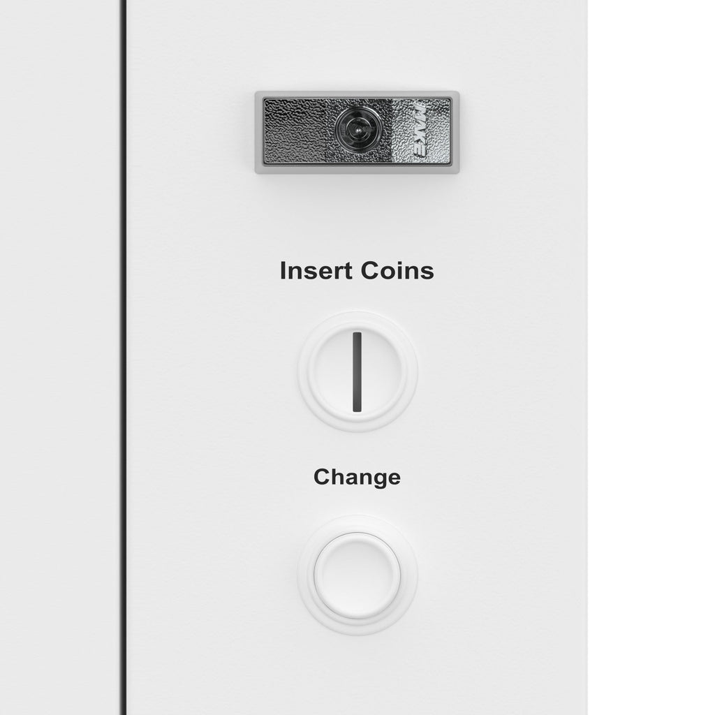 45 in. Commercial Freezer Ice Cream Vending Machine with 44 Slots, Ample 49 in. Touch Display, Bill and Coin Acceptor, Credit Card Reader in White