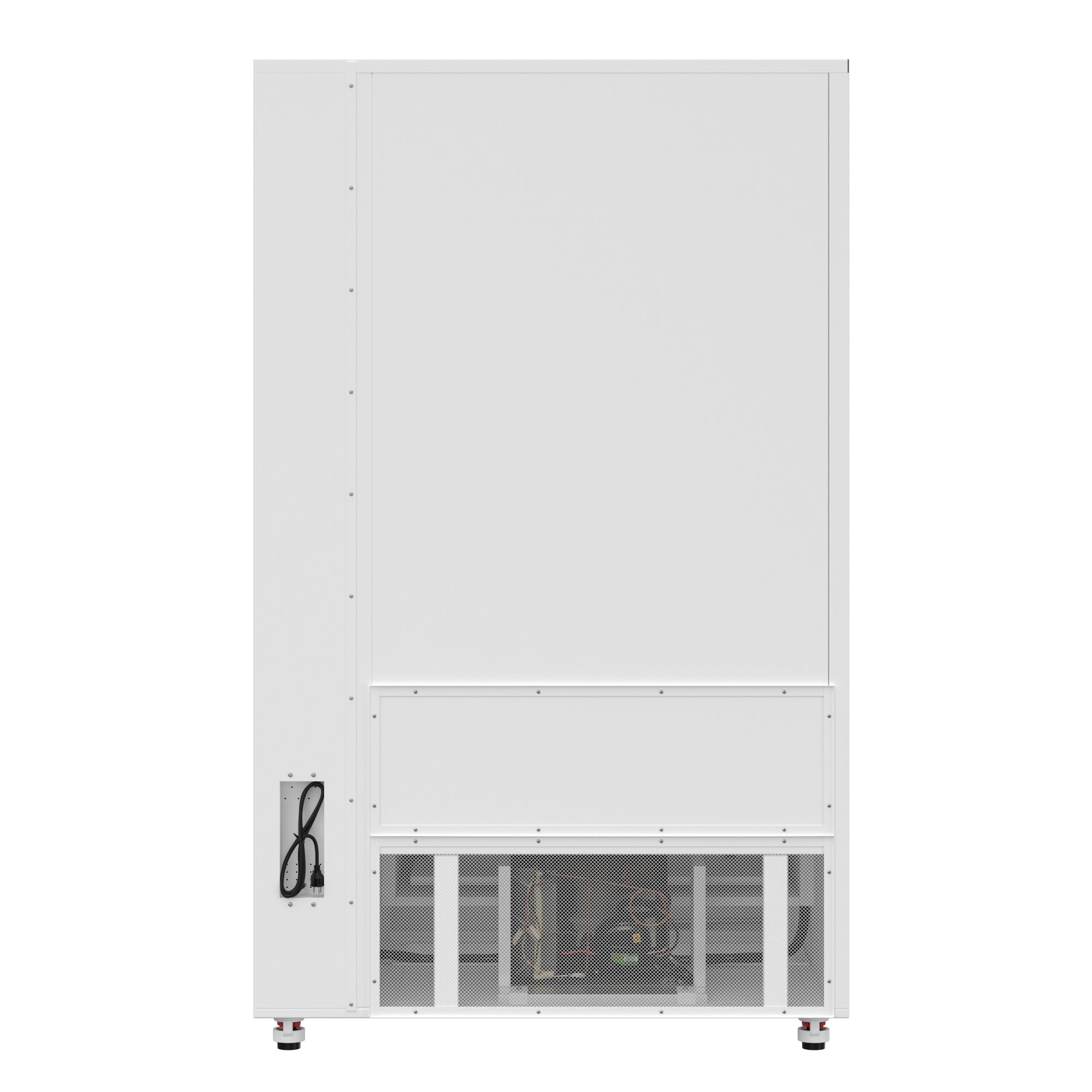 45 in. Commercial Freezer Ice Cream Vending Machine with 44 Slots, Ample 49 in. Touch Display, Bill and Coin Acceptor, Credit Card Reader in White