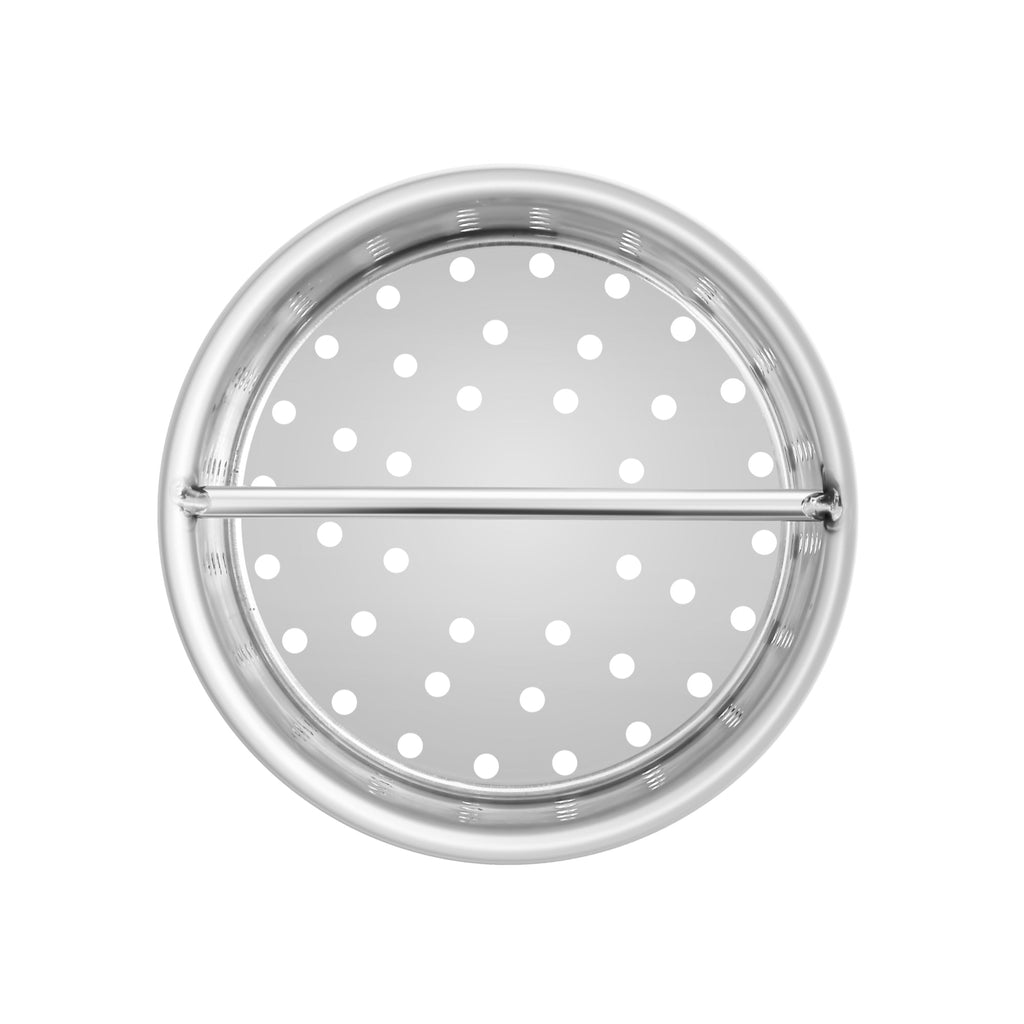 12" x 96" Stainless Steel Floor Trough Drain, 14-Gauge with Subway-Style Grating & Removable Drain Basket, NSF Listed