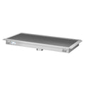 18" x 42" Stainless Steel Floor Trough Drain, 14-Gauge with Subway-Style Grating & Removable Drain Basket, NSF Listed