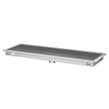 18" x 60" Stainless Steel Floor Trough Drain, 14-Gauge with Subway-Style Grating & Removable Drain Basket, NSF Listed