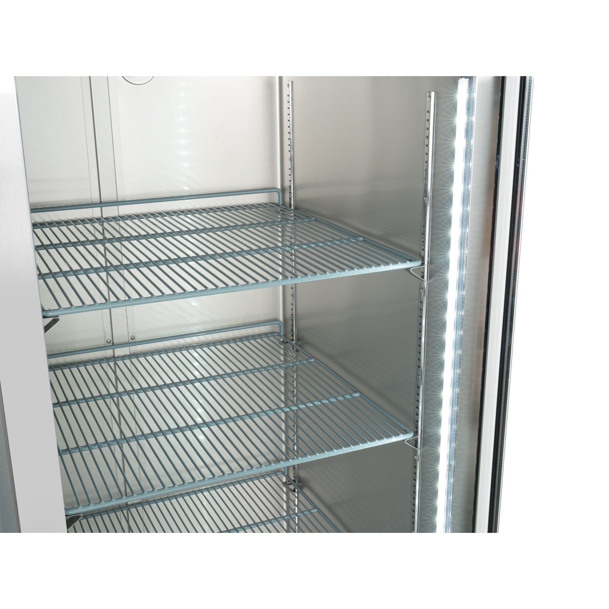 29 in. One Glass Door Reach-In Refrigerator, 21 Cu. Ft. in Stainless-Steel