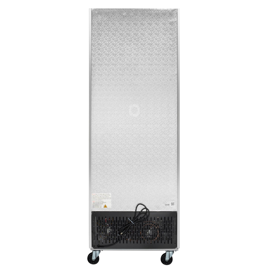29 in. One Glass Door Reach-In Refrigerator, 21 Cu. Ft. in Stainless-Steel