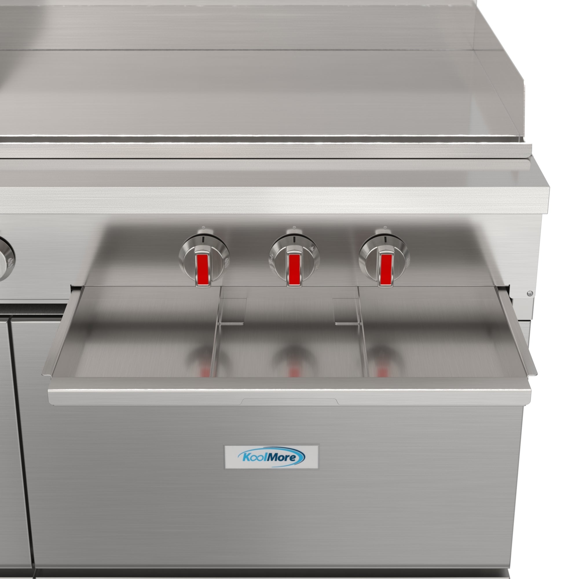 60 in. Commercial Natural Gas Range – 4 Burners, 36 in. Griddle, 2 Standard Ovens in Stainless-Steel