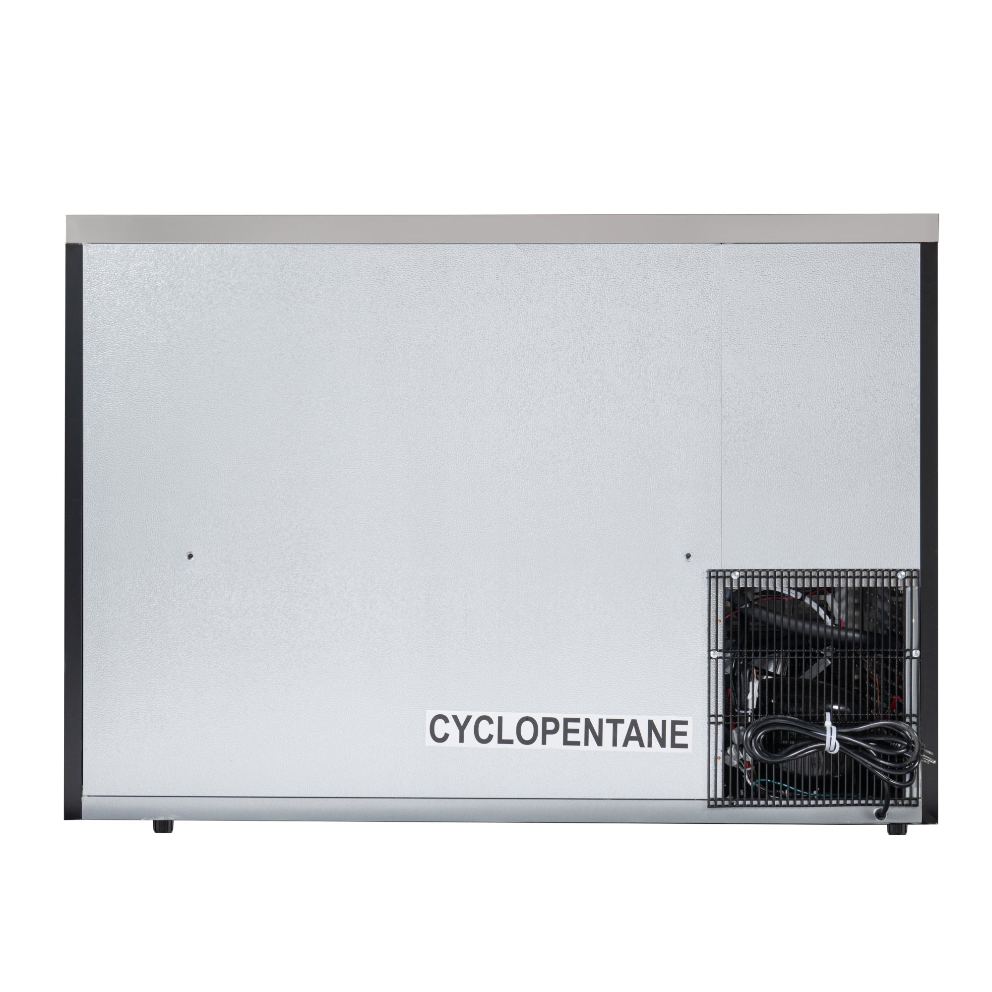 47 in. Commercial Two Glass Door Back Bar Cooler Refrigerator with Side Condenser and Compressor, LED Lighting, 11 Cu. Ft Capacity in Black
