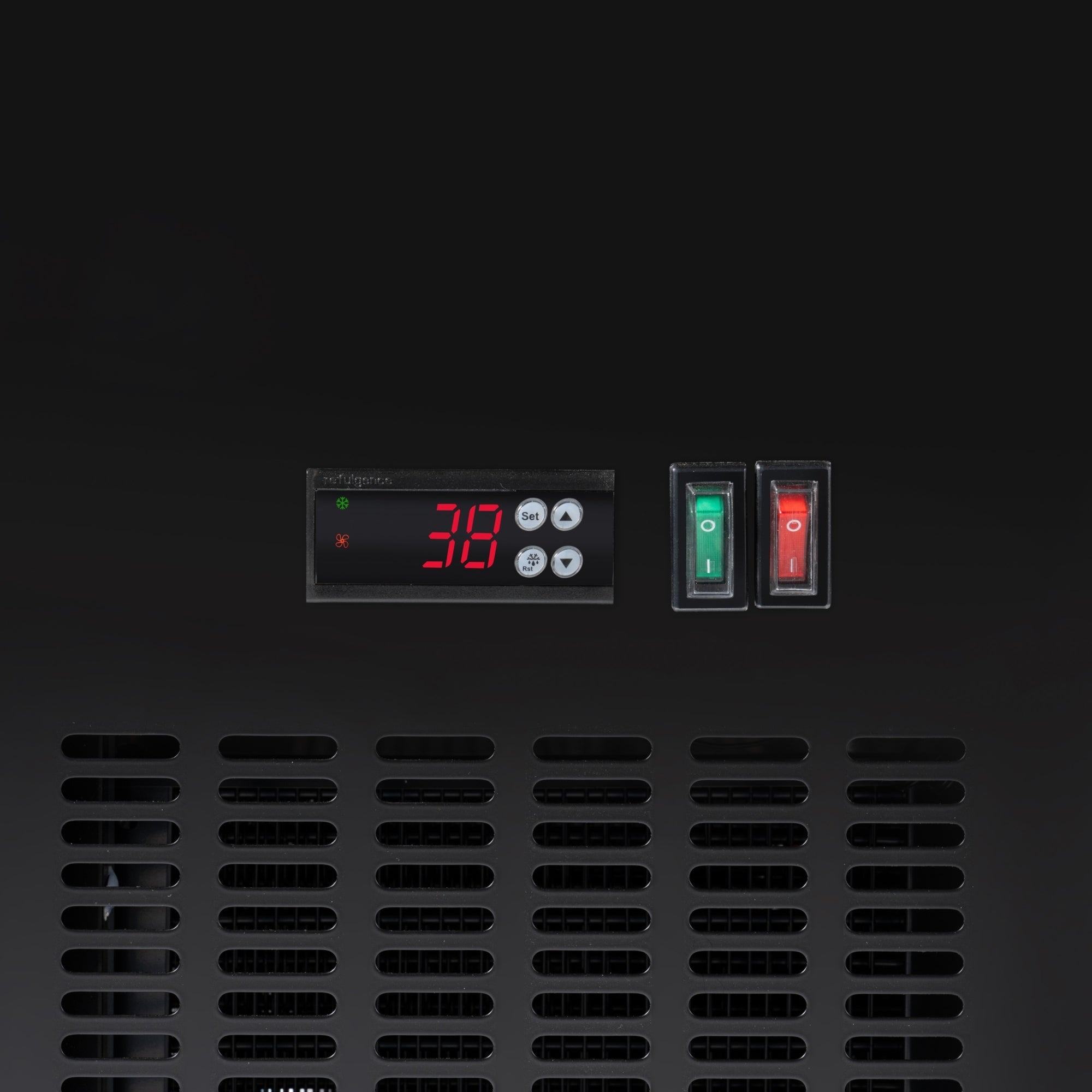 72 in. Commercial Three Glass Door Back Bar Cooler Refrigerator with Side Condenser and Compressor, LED Lighting, 18 Cu. Ft Capacity in Black