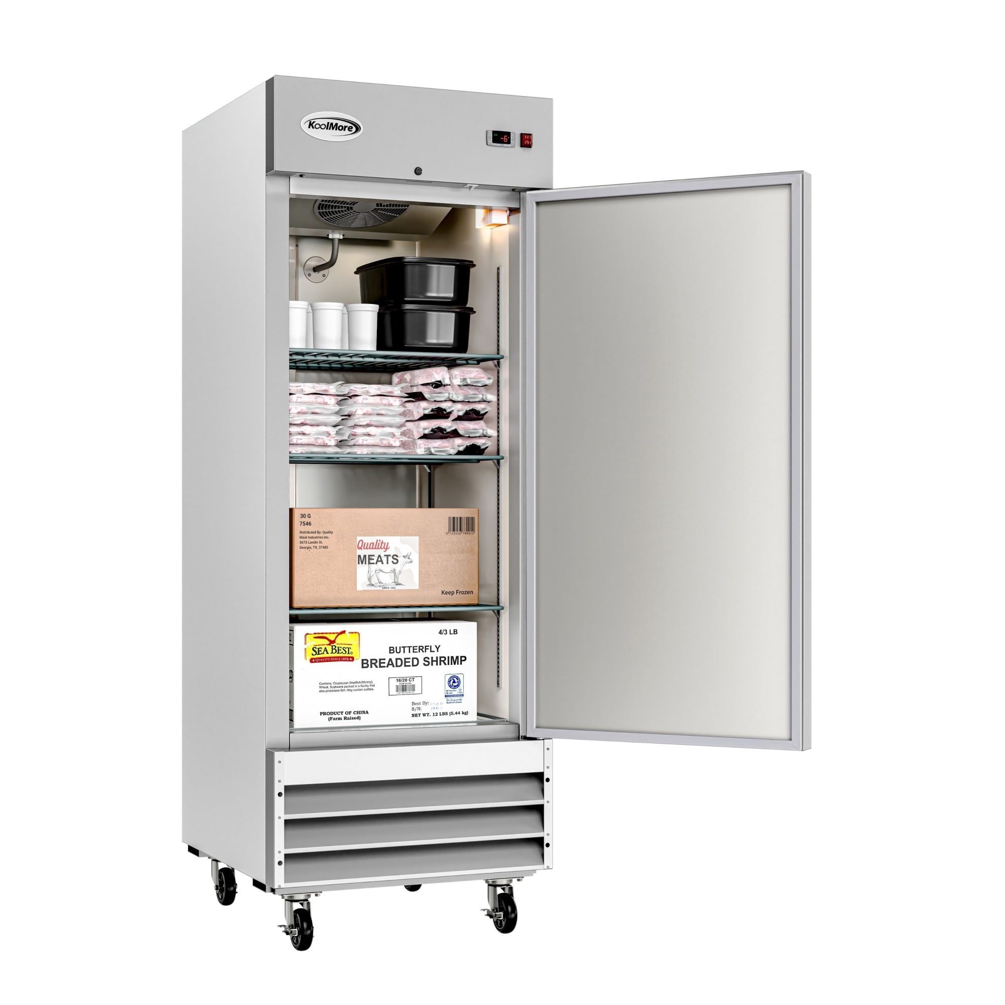 29 in. One-Door Reach-In Freezer 23 cu ft.