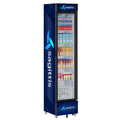 17 in. Slim Commercial Merchandiser Refrigerator 7 Cu. Ft. in Black, ETL Listed - Wrap