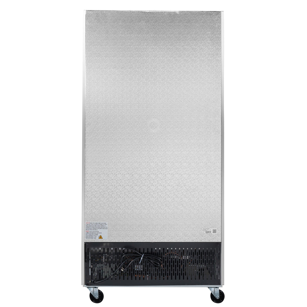 39 in. Commercial Stainless Steel 2-Door Reach-In Refrigerator, 30 cu. ft.