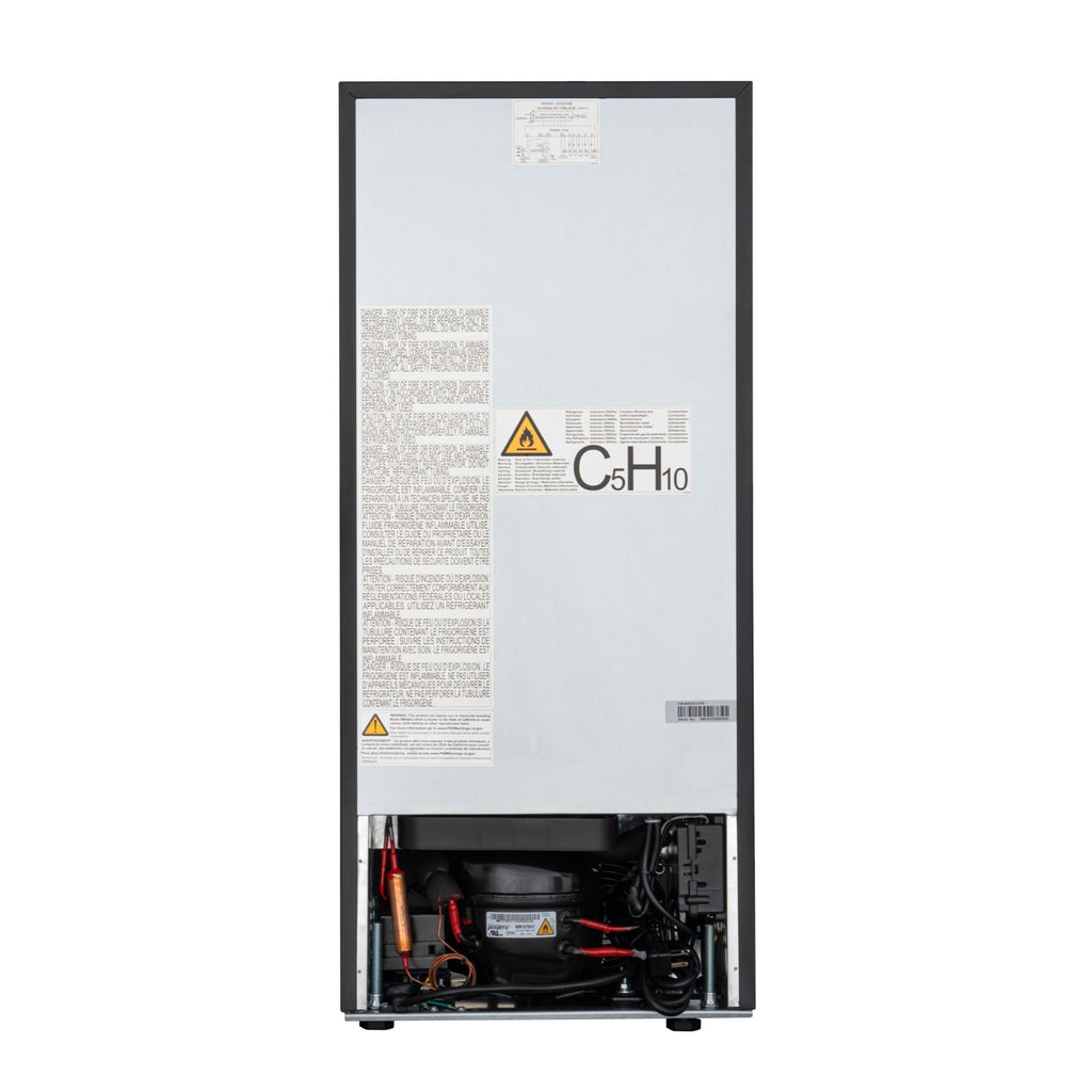 15 in. Panel Ready Built-in Double Refrigerator, Frost-Free Undercounter Fridge with Digital Temperature Control and Stainless-Steel Drawers