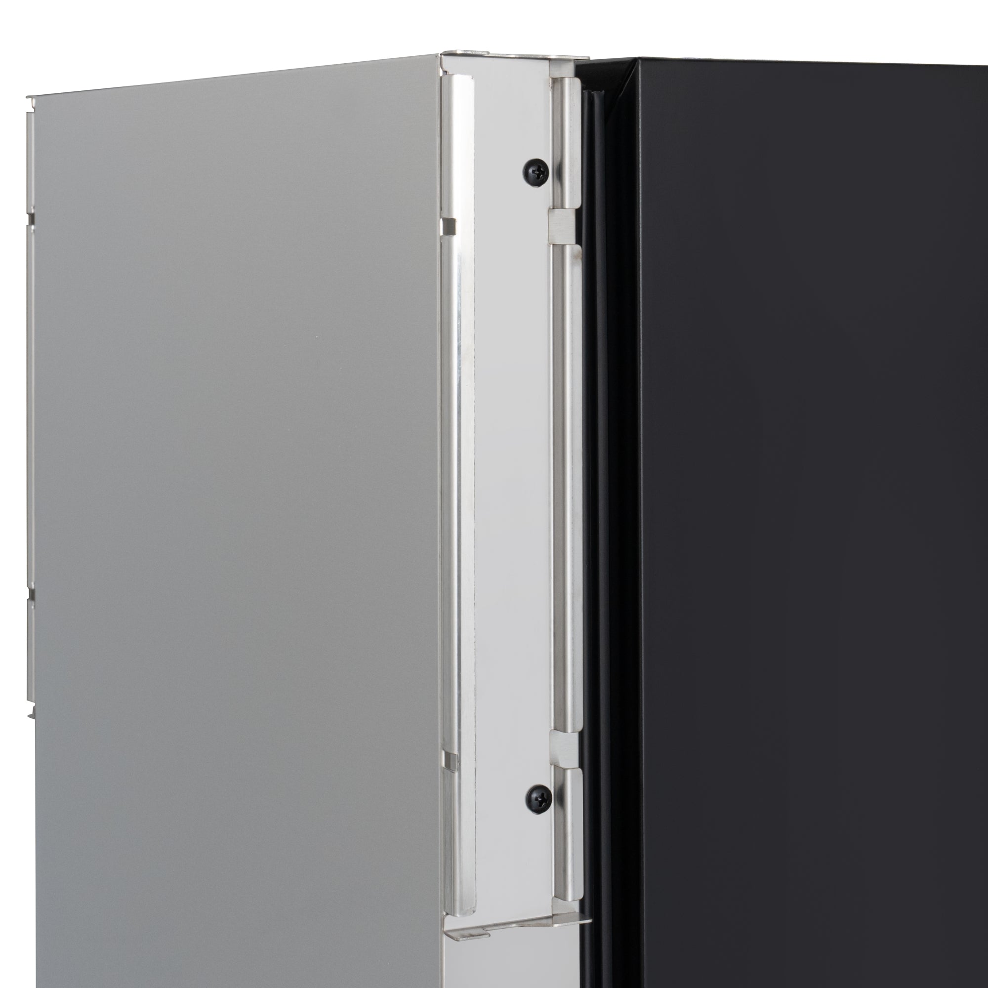 15 in. Panel Ready Built-in Double Refrigerator, Frost-Free Undercounter Fridge with Digital Temperature Control and Stainless-Steel Drawers