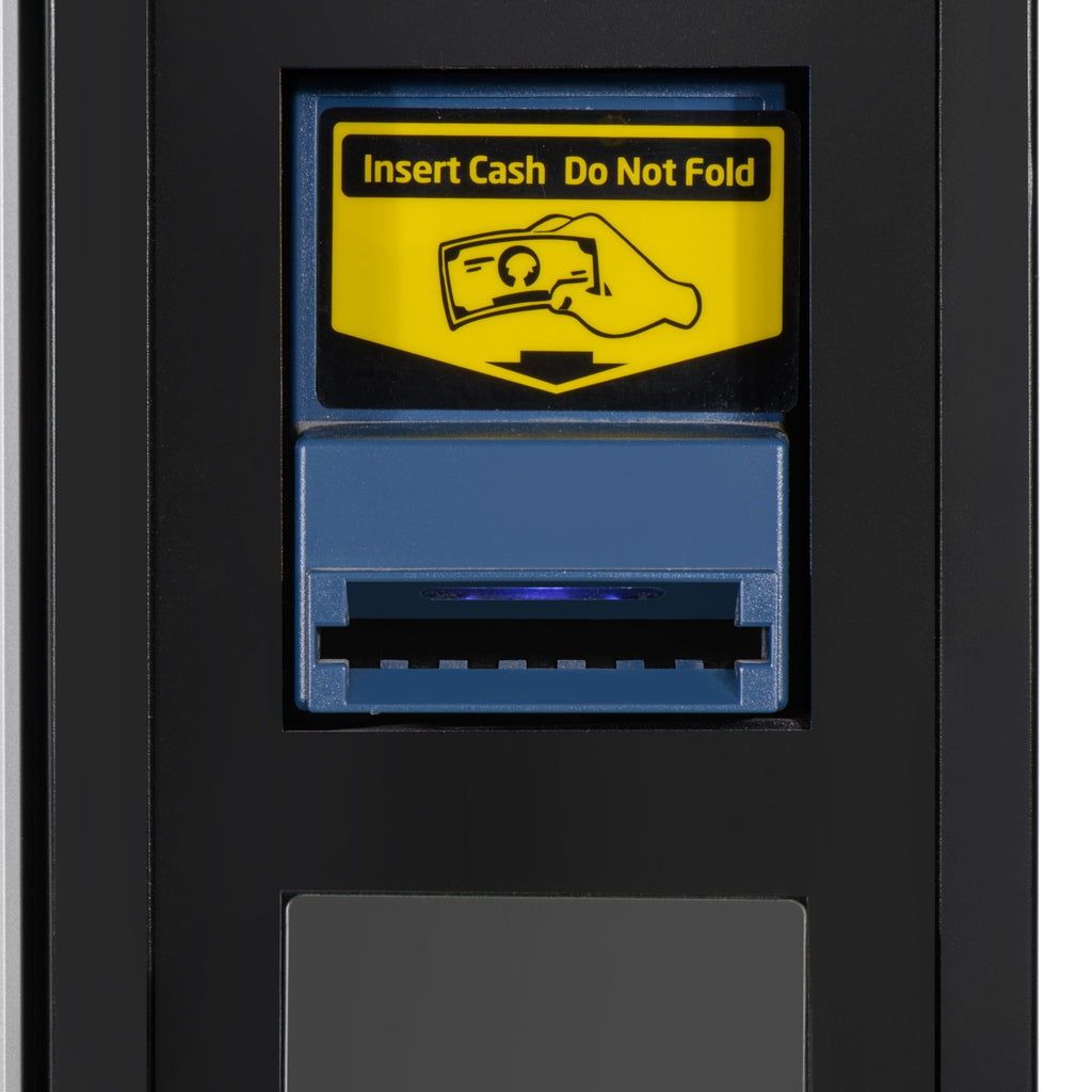 Refrigerated Snack and Drink Vending Machine with 60 Slots and Coin/Bill Acceptor in Black