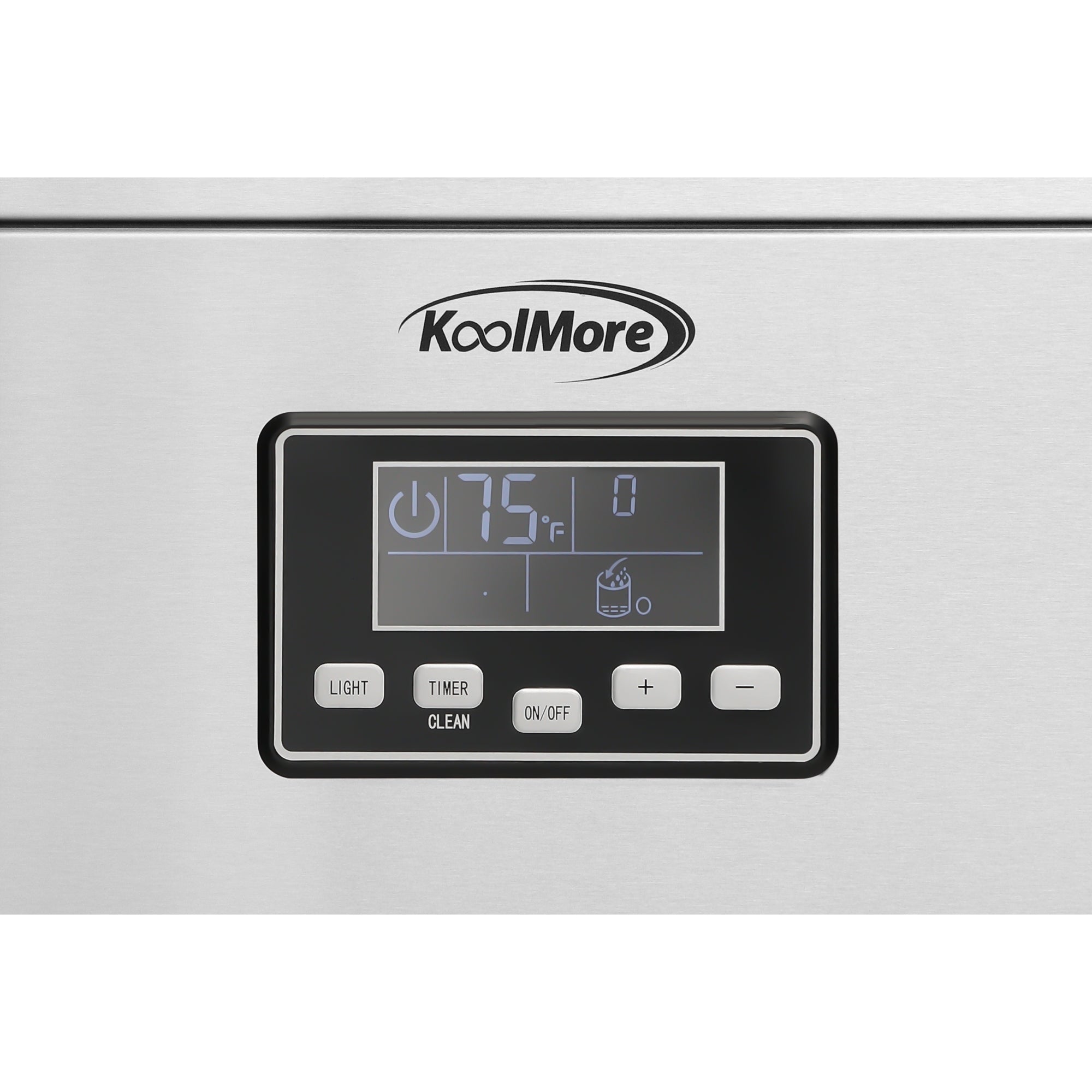 18 in. 100 lbs./24 hrs. Commercial & Residential Crescent Ice Maker with 30 lbs. of Storage Capacity in Stainless-Steel
