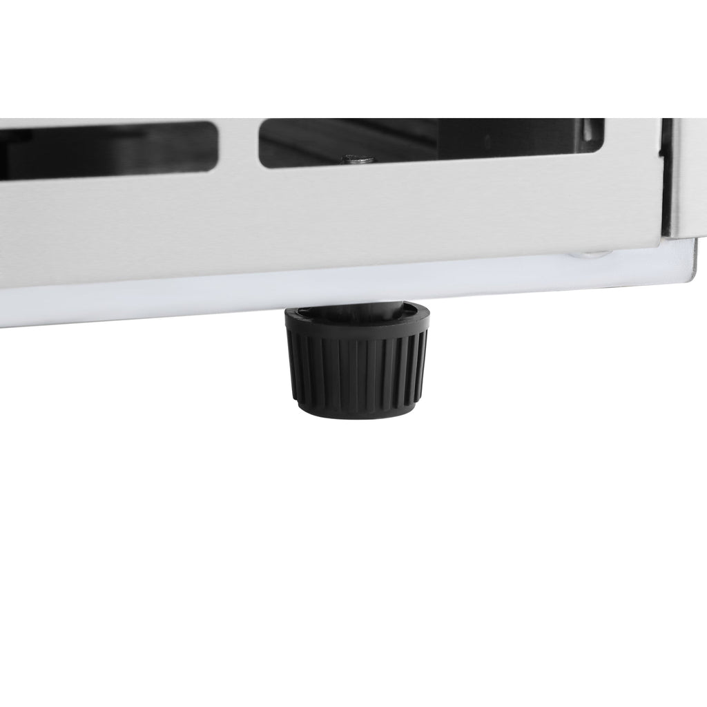 18 in. 100 lbs./24 hrs. Commercial & Residential Crescent Ice Maker with 30 lbs. of Storage Capacity in Stainless-Steel