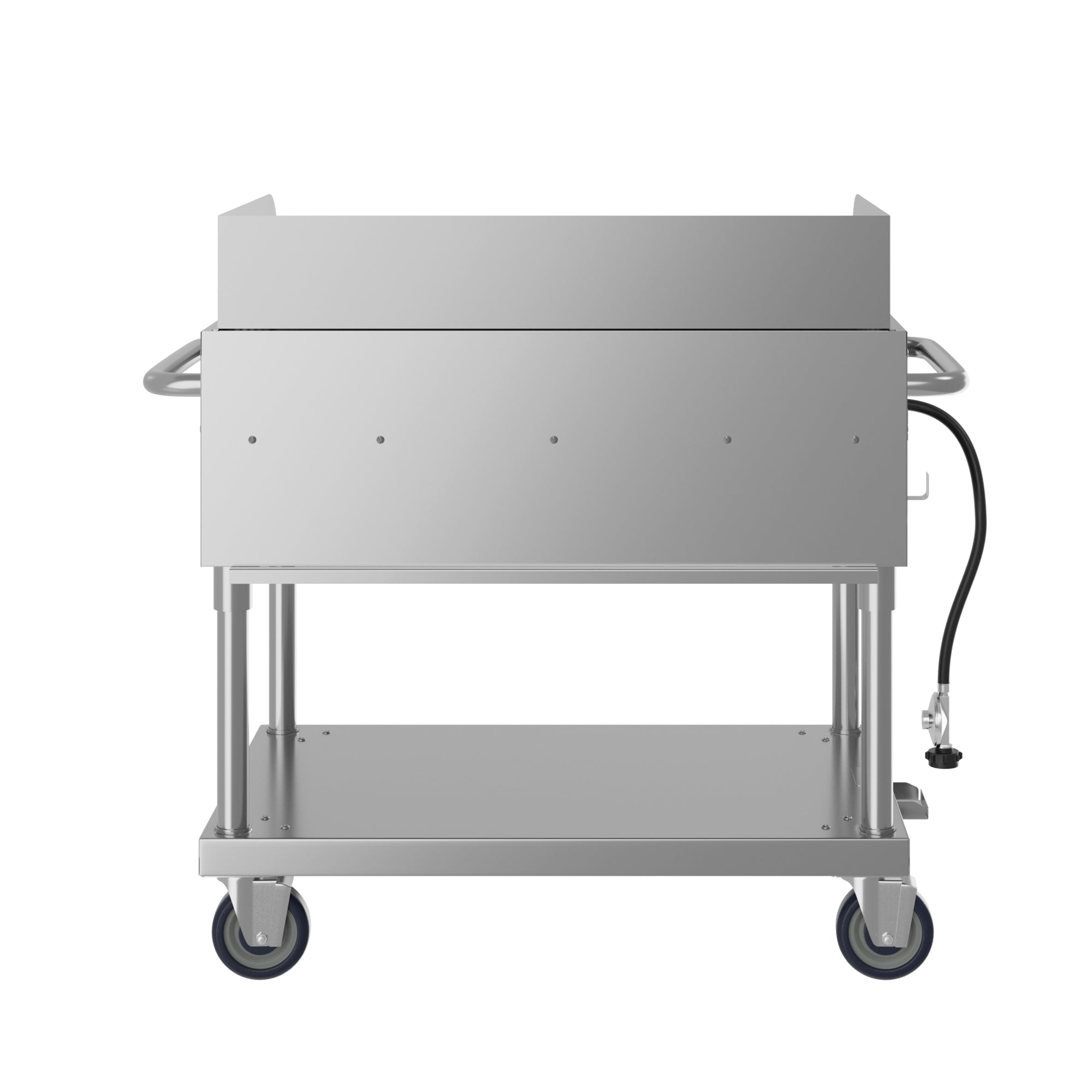 36 in. Commercial Outdoor Propane Grill with Griddle in Stainless-Steel, ETL Listed
