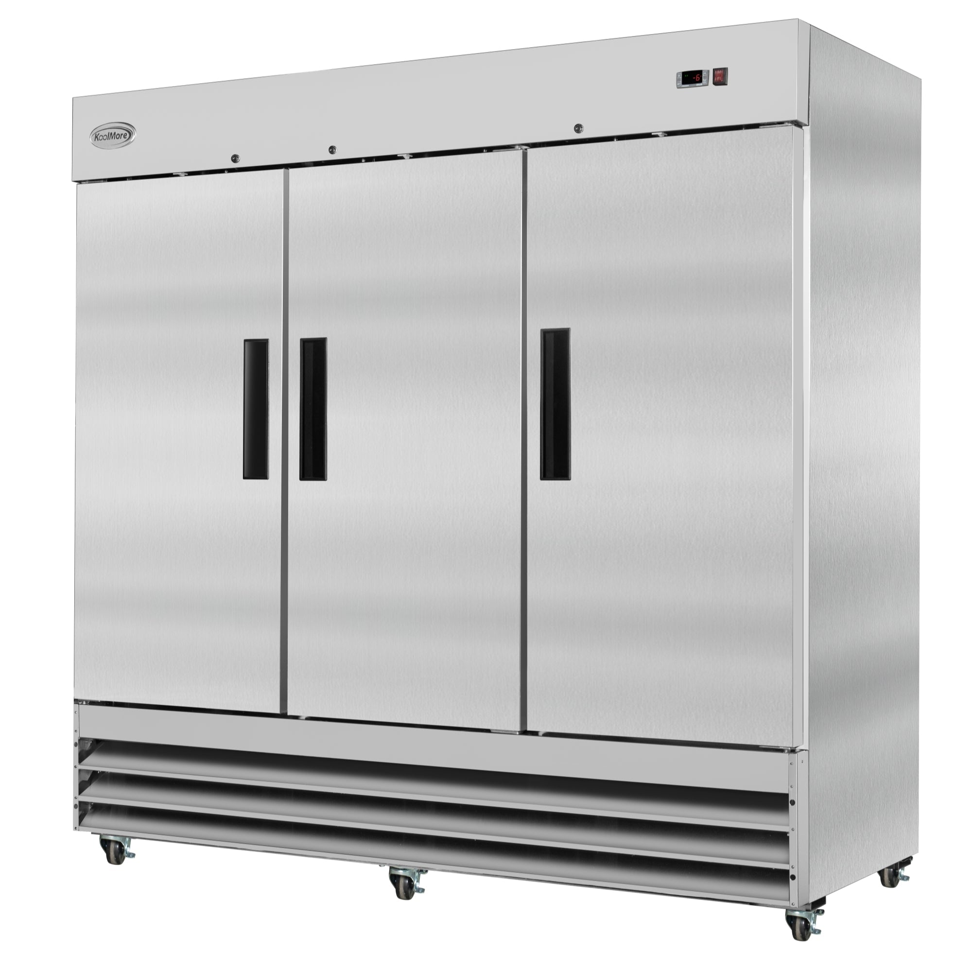 82 in. Three-Door Reach-In Freezer 72 cu ft.