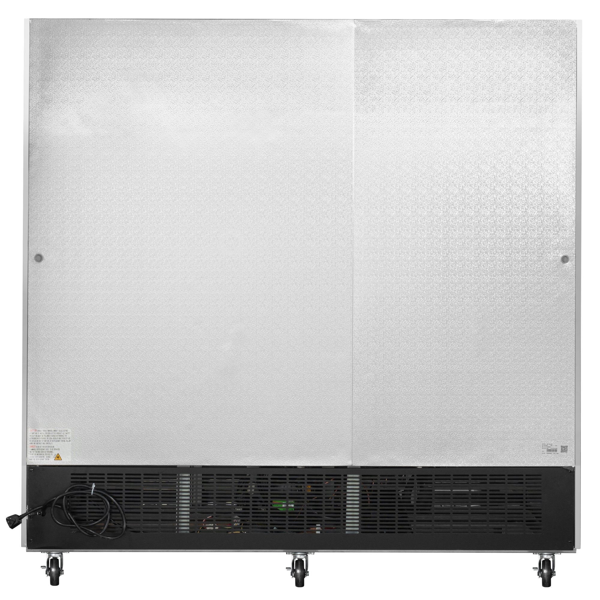 82 in. Three-Door Reach-In Freezer 72 cu ft.