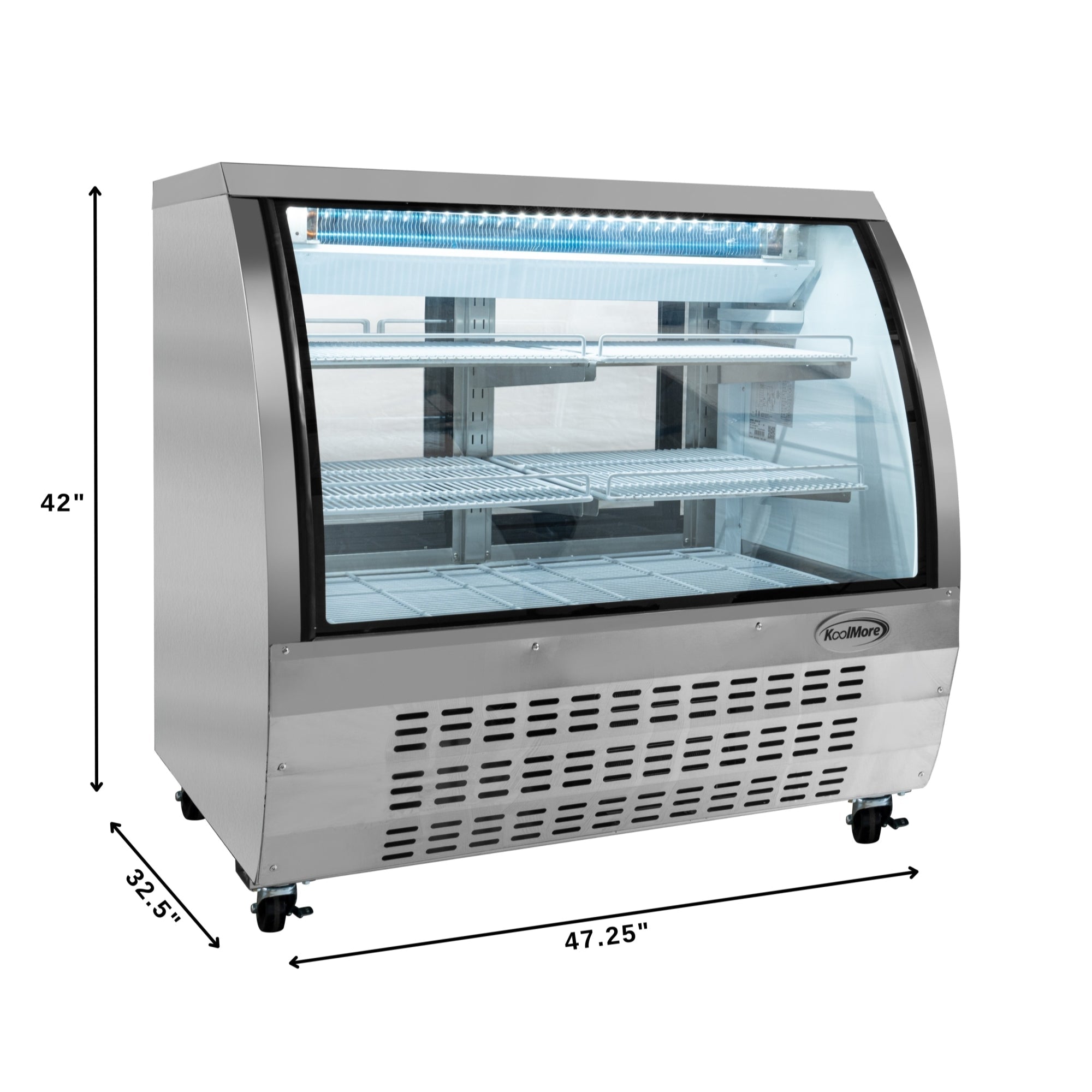 47 in. Deli Display Refrigerator - 18 Cu Ft.