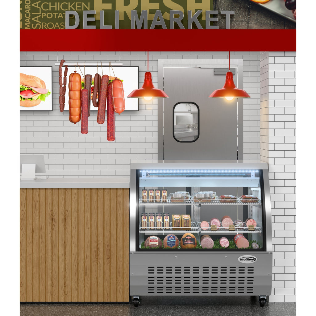 47 in. Deli Display Refrigerator - 18 Cu Ft.