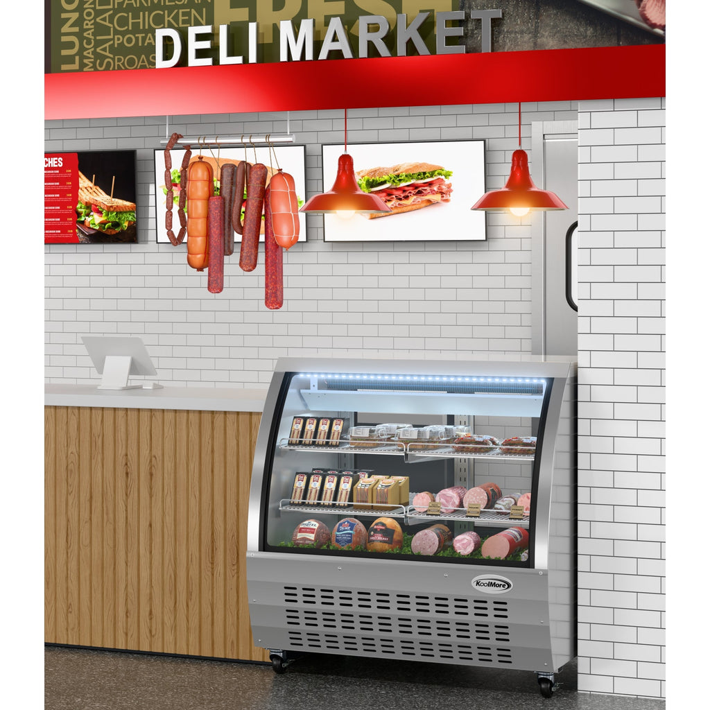 47 in. Deli Display Refrigerator - 18 Cu Ft.