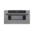 KoolMore Reserve 30 in. Stainless-Steel Microwave Drawer, 1.2 cu. ft. Capacity in Black