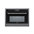 KoolMore Reserve 24 in. Stainless Steel Built-in Convection Microwave Oven with Speed and Sensor Cooking, 1.6 cu. ft. in Black (KM-CWO24 -BSS)