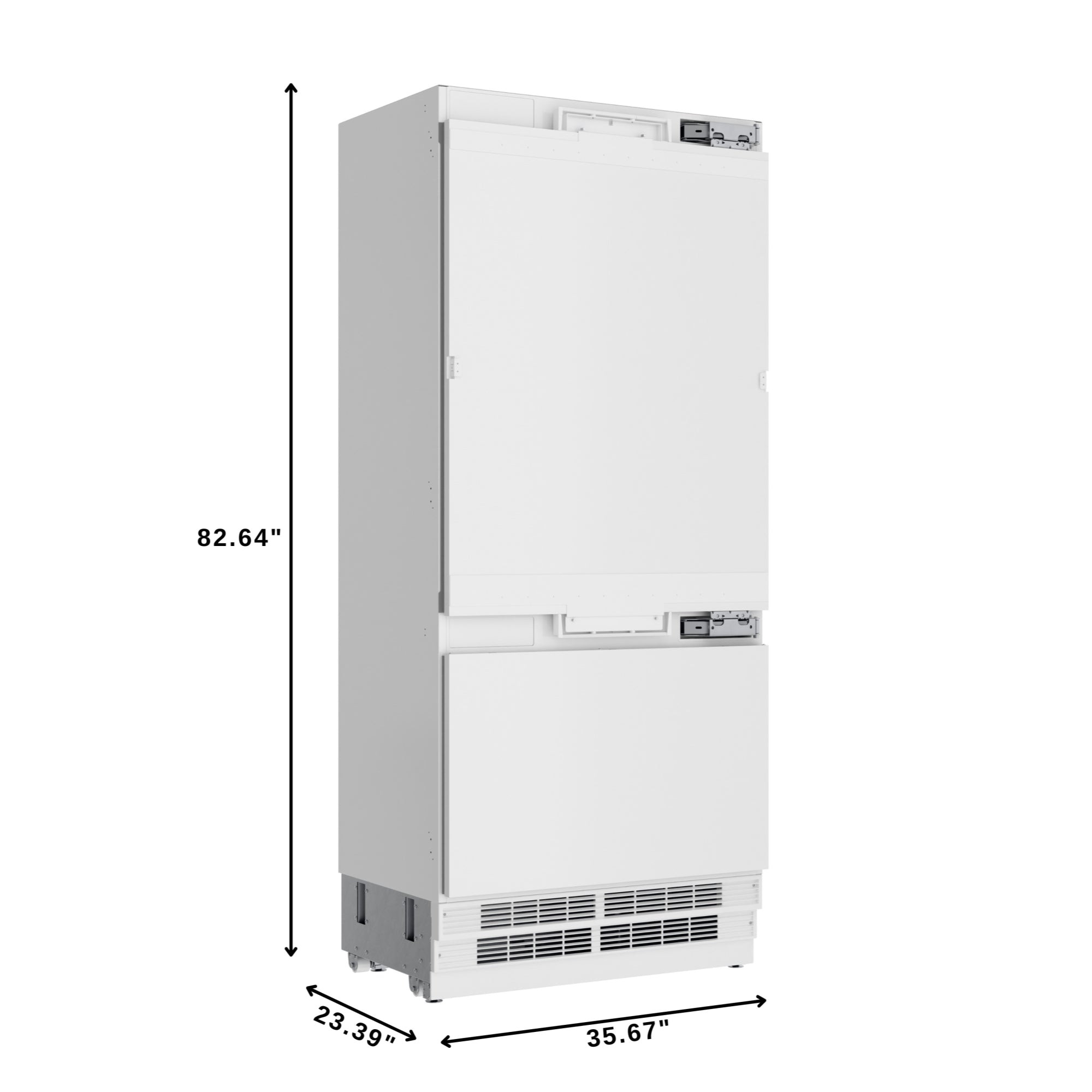 KoolMore Reserve 36 in. Panel Ready Refrigerator and Freezer with Ice maker and Water dispenser, Frost Free, 19.7 Cu. Ft.