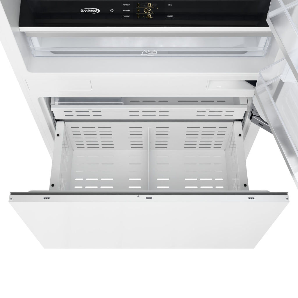 KoolMore Reserve 36 in. Panel Ready Refrigerator and Freezer with Ice maker and Water dispenser, Frost Free, 19.7 Cu. Ft.