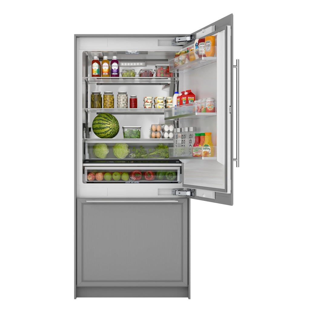 KoolMore Reserve 36 in. Panel Ready Refrigerator and Freezer with Ice maker and Water dispenser, Frost Free, 19.7 Cu. Ft.