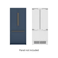 KoolMore Reserve 36 In. Panel Ready French Door Refrigerator with Ice Maker and Water Dispenser, Frost Free, 19.6 Cu. Ft.