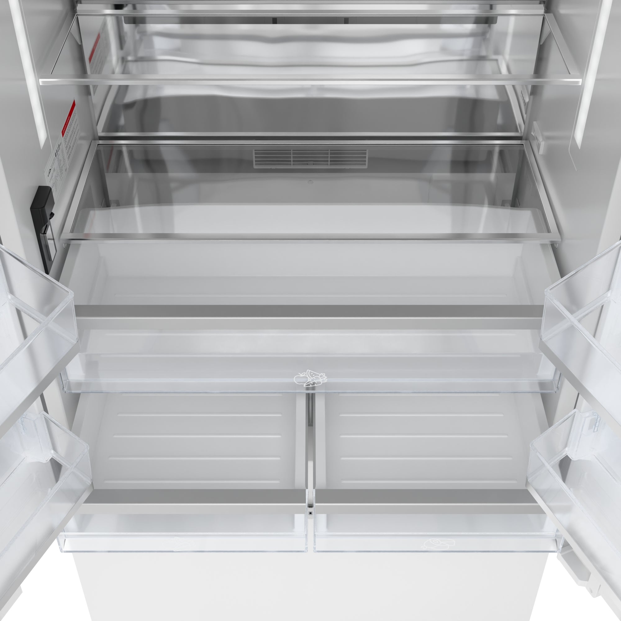 KoolMore Reserve 36 In. Panel Ready French Door Refrigerator with Ice Maker and Water Dispenser, Frost Free, 19.6 Cu. Ft.