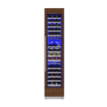 KoolMore Reserve 18 in. 68-Bottle Panel Ready Column Wine Cooler Refrigerator with 14 Wooden Shelves, ETL Listed, Energy Star