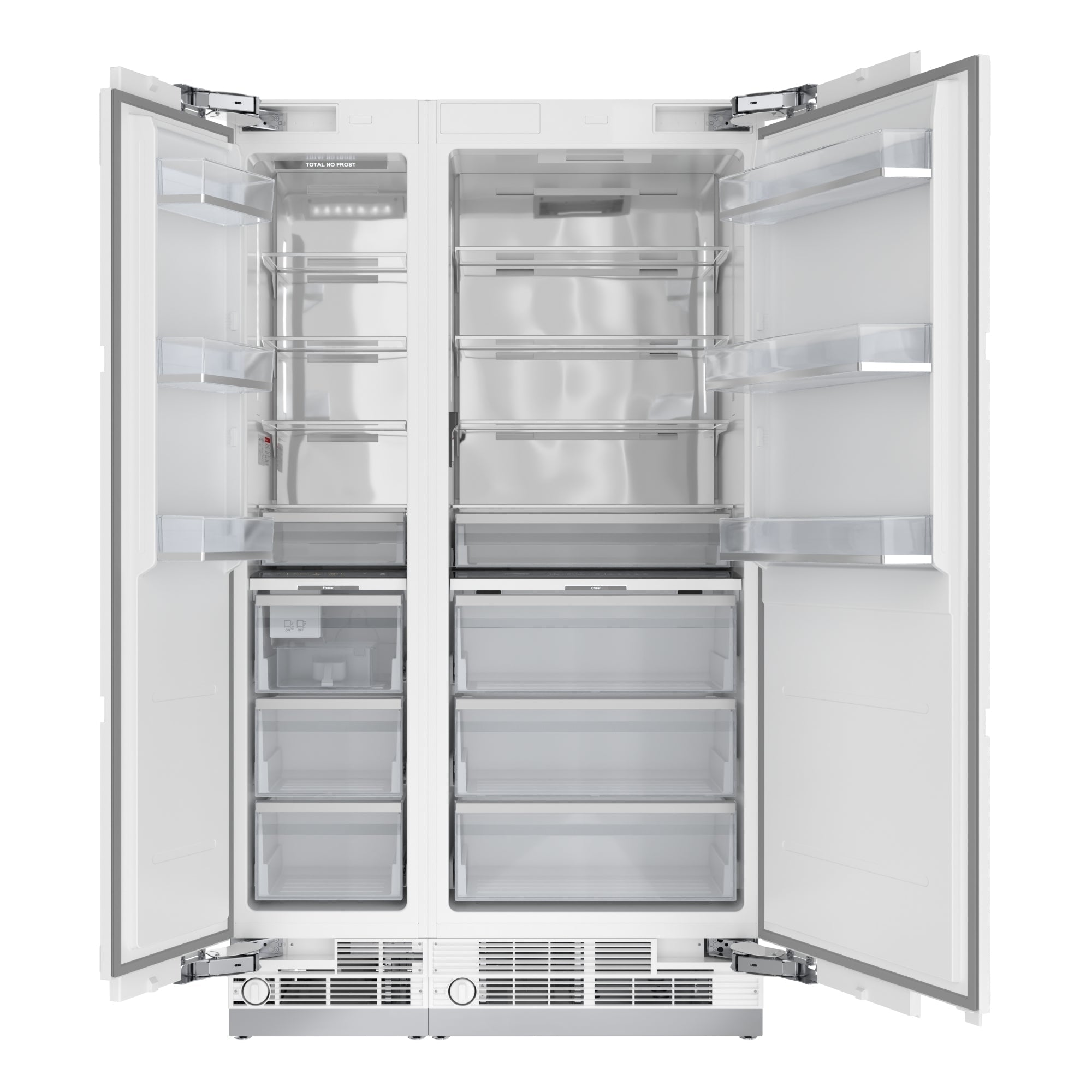 KoolMore Reserve Panel Ready Column 30 in. Refrigerator and 18 in. Freezer Combo with Ice and Water Dispenser, Frost Free, ETL Listed, Energy Star