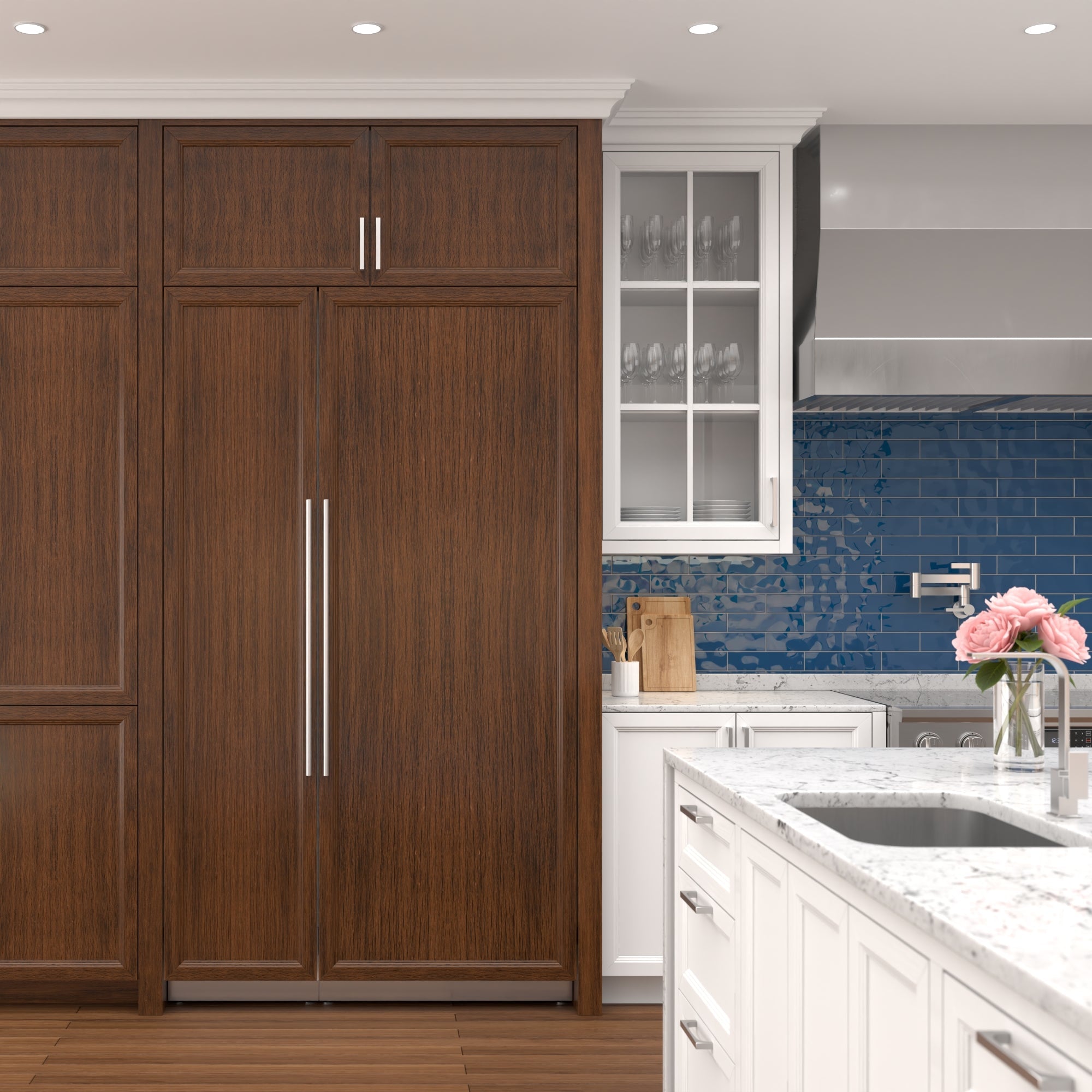 KoolMore Reserve Panel Ready Column 30 in. Refrigerator and 18 in. Freezer Combo with Ice and Water Dispenser, Frost Free, ETL Listed, Energy Star