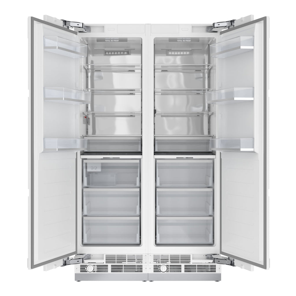 KoolMore Reserve Panel Ready Column 24 in. Refrigerator and 24 in. Freezer Combo with Water and Ice Dispenser, ETL Listed, Energy Star