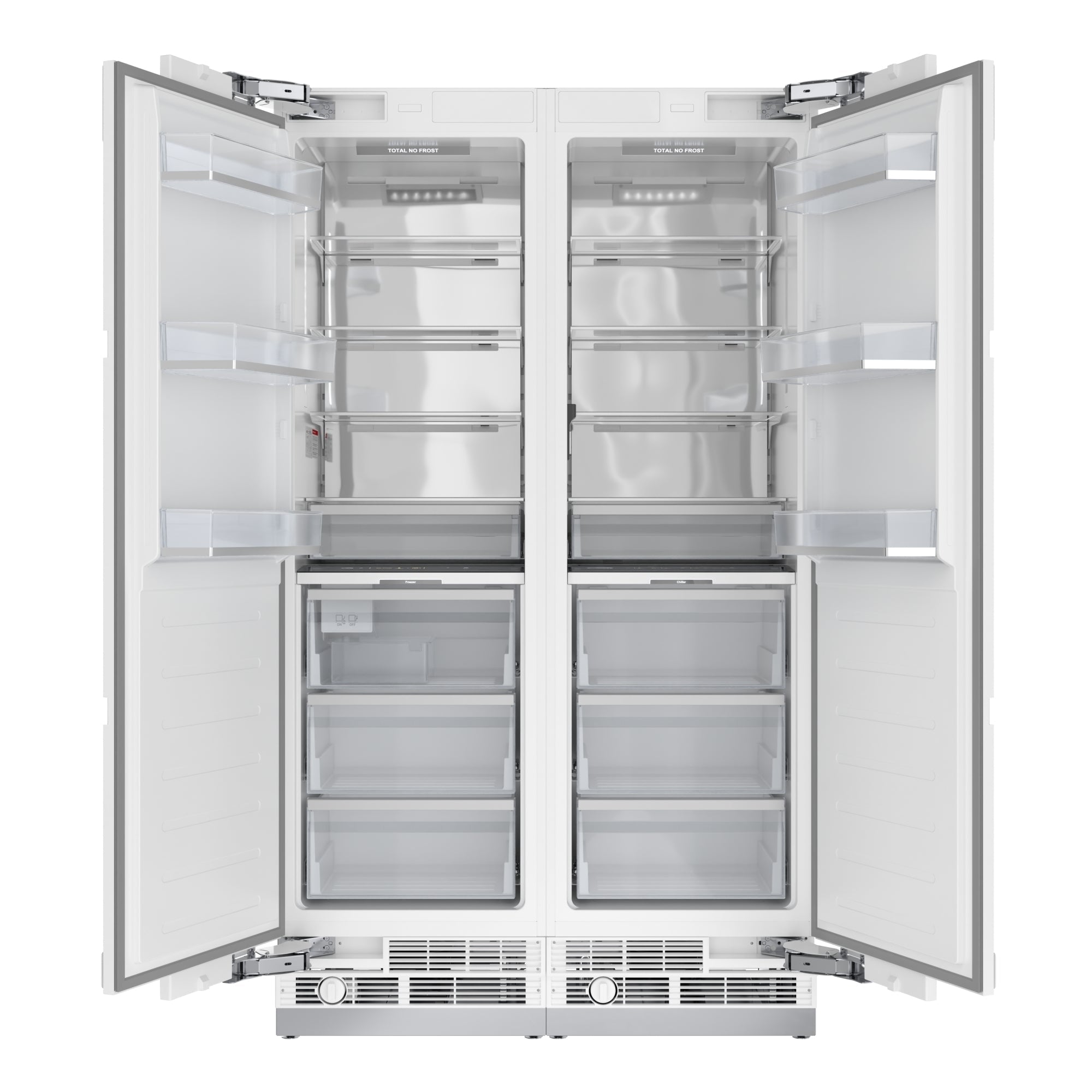KoolMore Reserve Panel Ready Column 24 in. Refrigerator and 24 in. Freezer Combo with Water and Ice Dispenser, ETL Listed, Energy Star