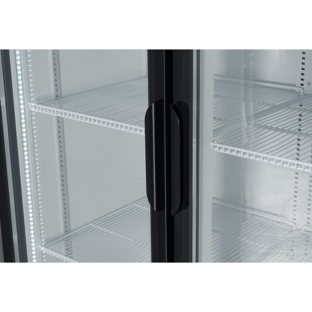45 in. Two Glass Door Merchandiser Refrigerator - 35 Cu. Ft.