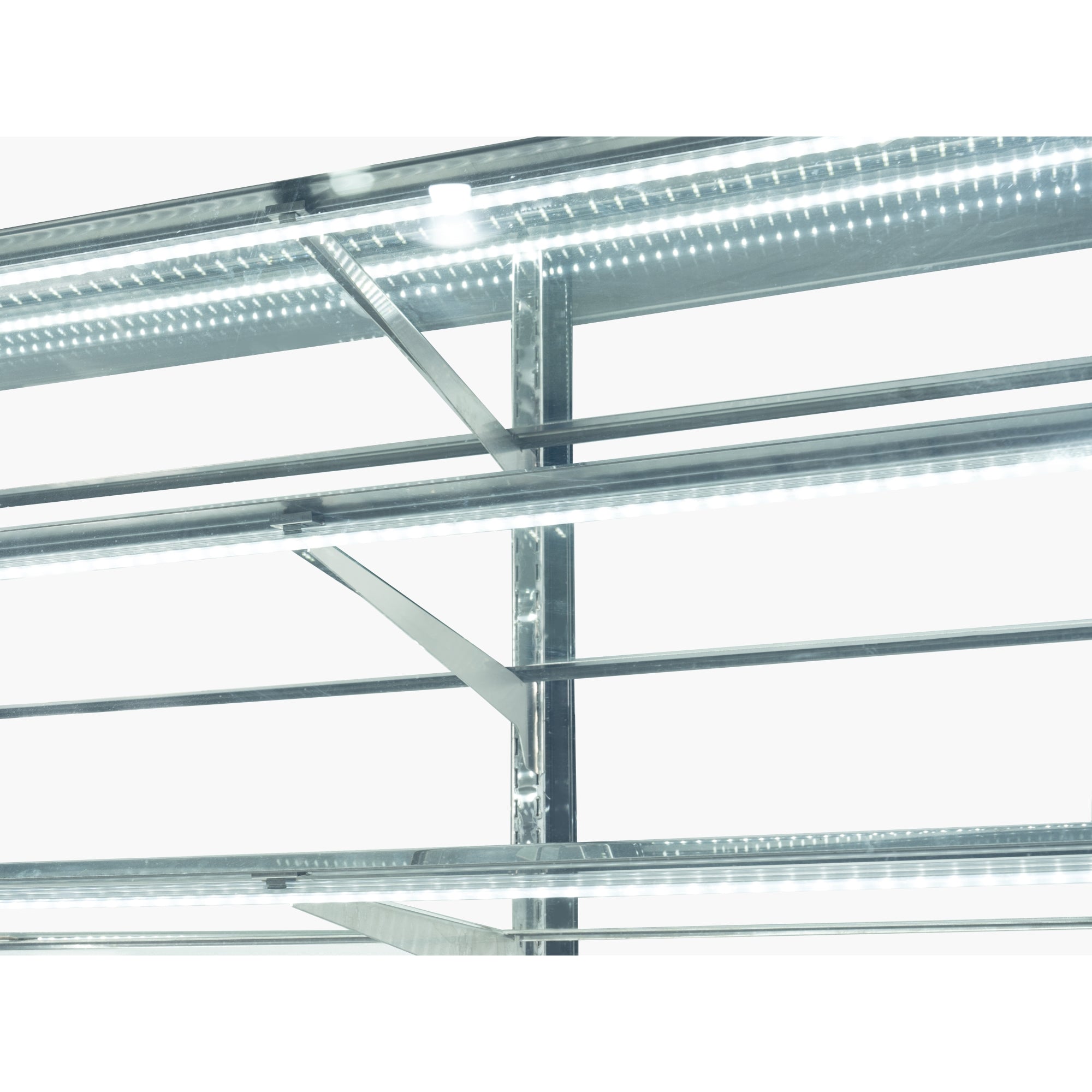 71 in. Refrigerated Bakery Display Case for Cakes, Stainless Steel Frame, 30 cu. ft.