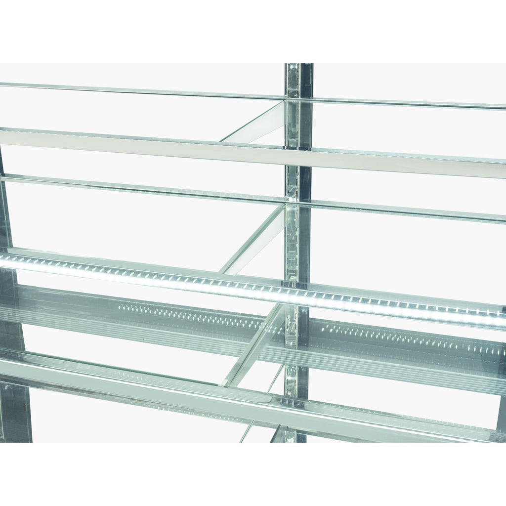 71 in. Refrigerated Bakery Display Case for Cakes, Stainless Steel Frame, 30 cu. ft.