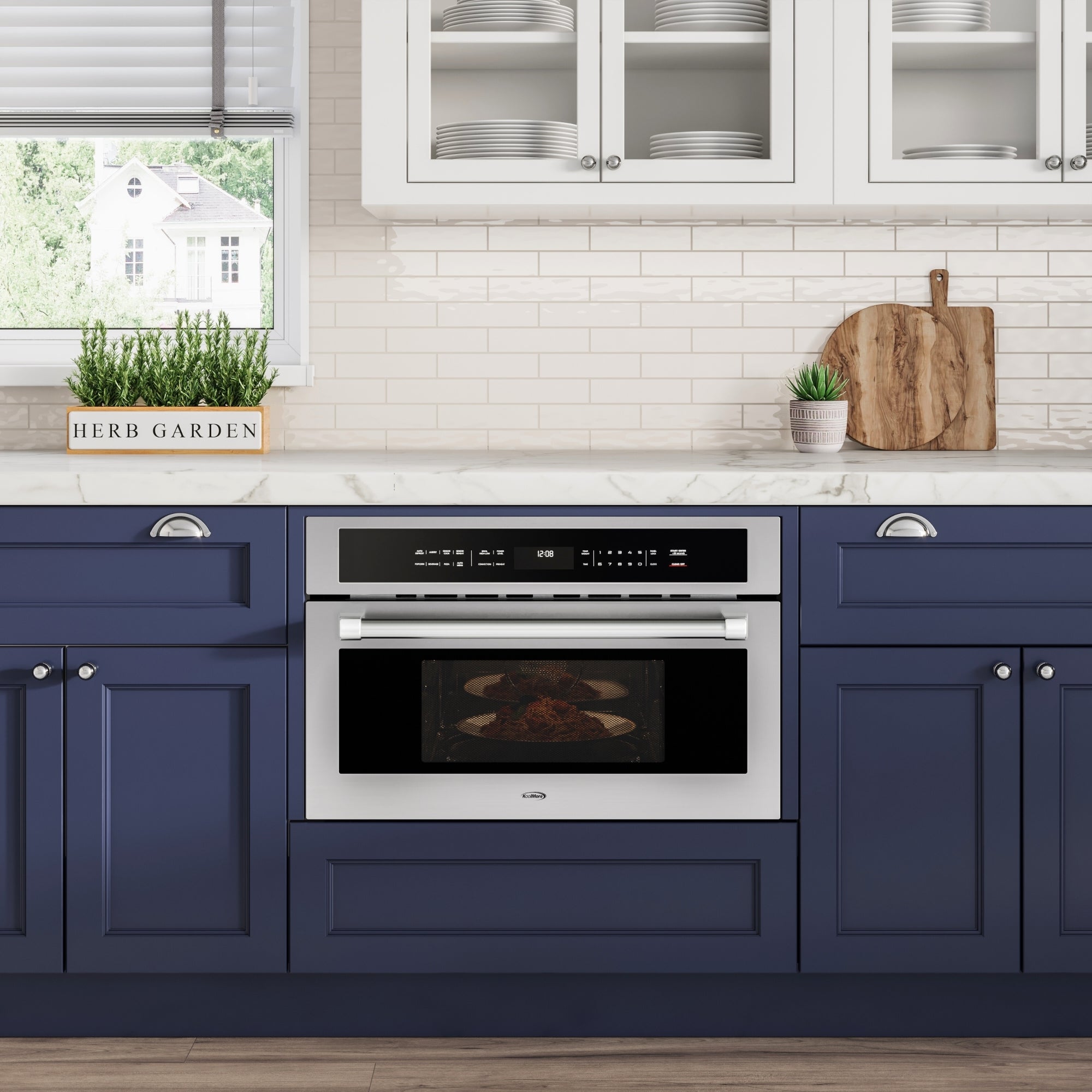 30 in. Built-In Microwave with Convection Oven and Air Fryer, 1.6 cu. ft. Capacity in Stainless-Steel