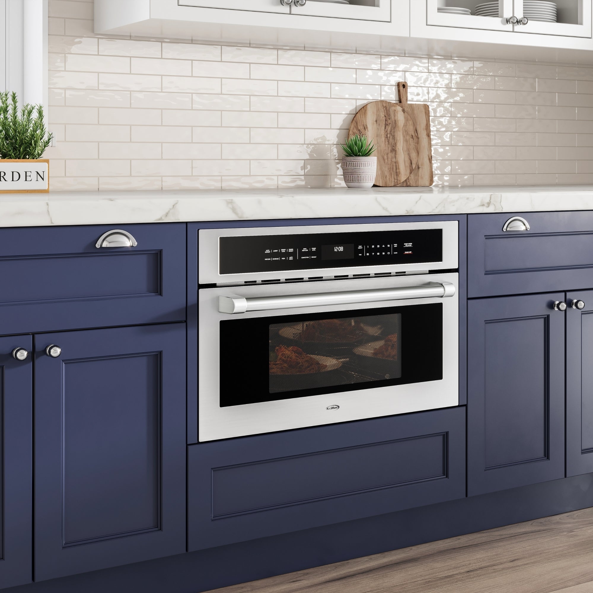30 in. Built-In Microwave with Convection Oven and Air Fryer, 1.6 cu. ft. Capacity in Stainless-Steel