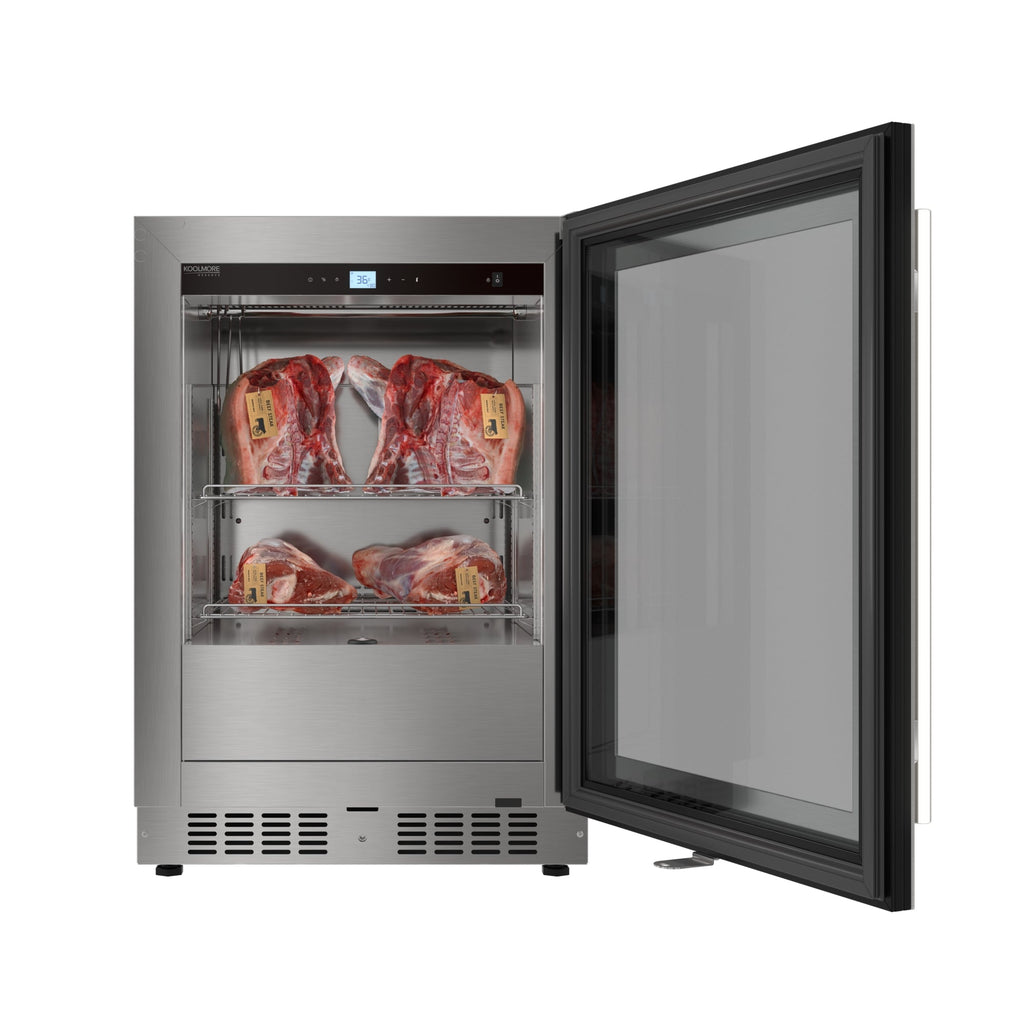 Reserve 24 in. Commercial and Residential Undercounter Dry Aging Refrigerator in Stainless Steel