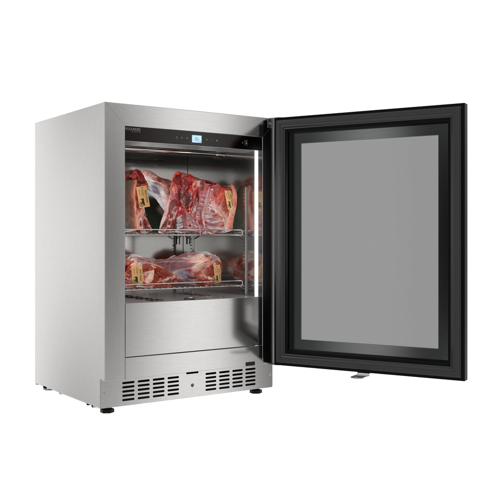 Reserve 24 in. Commercial and Residential Undercounter Dry Aging Refrigerator in Stainless Steel