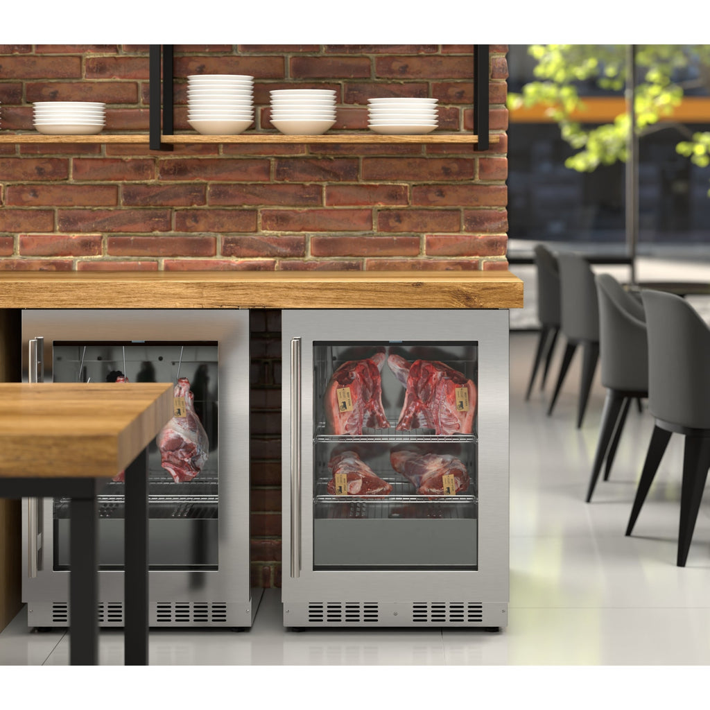 Reserve 24 in. Commercial and Residential Undercounter Dry Aging Refrigerator in Stainless Steel