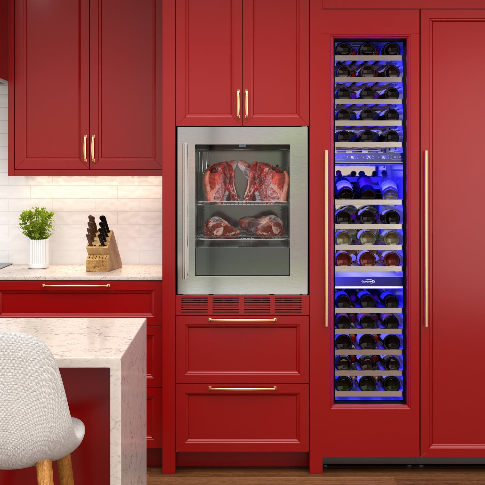 Reserve 24 in. Commercial and Residential Undercounter Dry Aging Refrigerator in Stainless Steel