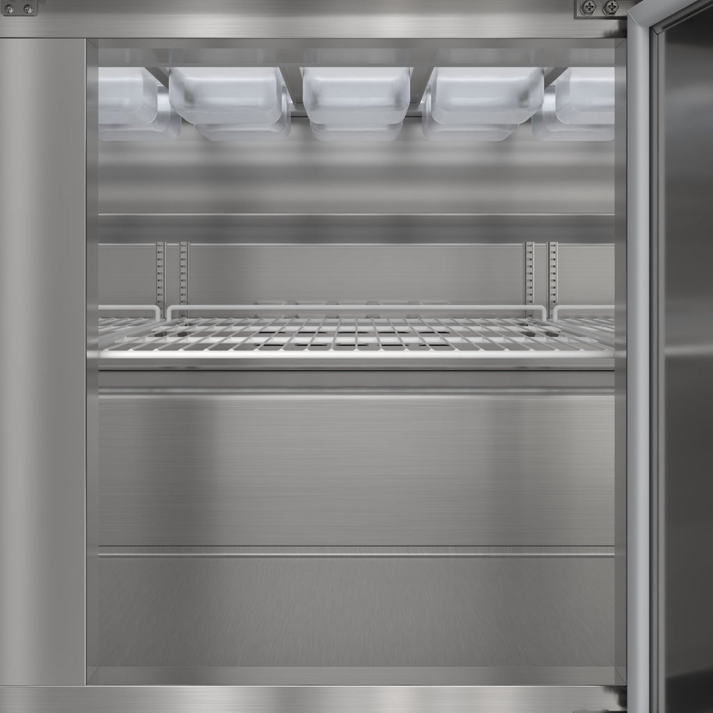 70 in. Commercial 3-Door Refrigerated Salad and Sandwich Prep Table, 18 Pan Capacity and 22 Cu. Ft. of Storage in Stainless-Steel